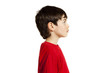 © alexandre zveiger - Portrait of little boy, isolated on white background