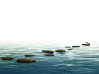 step stones background