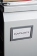 Complaints Files in Drawer