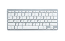 Modern Aluminum Computer Keyboard With Clipping Path
