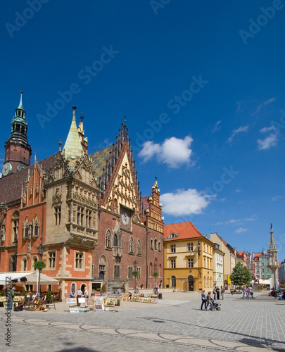 Fototapeta na szkło Ratusz - Wrocław - Polska