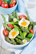 Frühlingssalat mit Spargel und Ei
