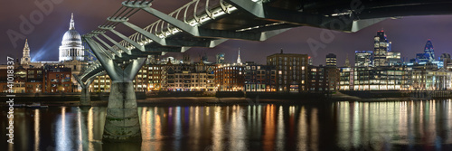 Dekoracja na wymiar  panorama-millennium-bridge-london-wielka-brytania