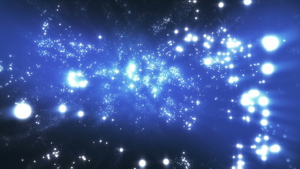 Wall Mural - Starfield - spinning loopable