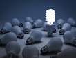 Eco energy saving light bulb, the different concept