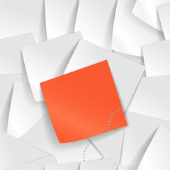 Poster - Paper text bubbles seamless background