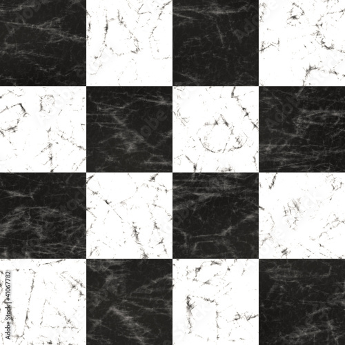 Naklejka dekoracyjna Marble checkerboard floor