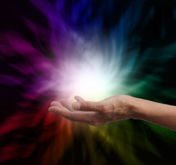 Canvas Print - handling quantum energy