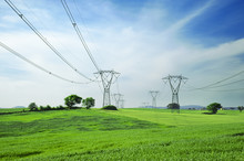 Energy And High Voltage Powerline