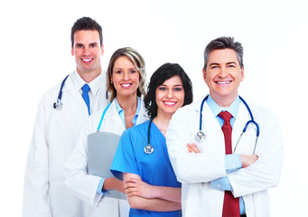 Wall Mural - Medical doctors group.