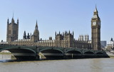 Fototapeta Big Ben - Westminster Bridge and the Houses of Parliament