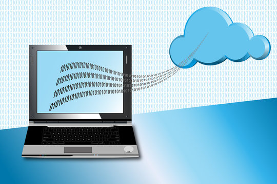 Cloud computer concept