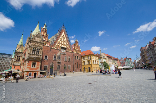 Fototapeta na szkło Ratusz - Wrocław - Polska