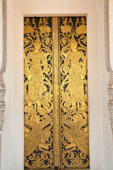 Wall Mural - gold thai traditional door