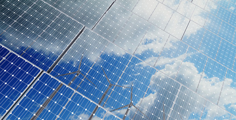 Wall Mural - energy saving background