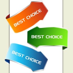 Wall Mural - abstract colorful shiny paper tags vector