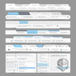 Web site design interface elements: Navigation menu bars