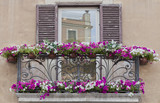 Fototapeta  - Balcone con fiori