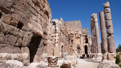 Poster - Ruinas de Baalbek, valle de la Bekaa, Líbano