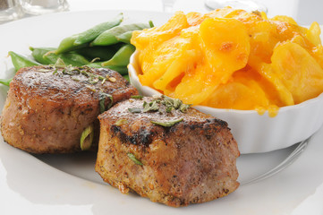 Wall Mural - Pork tenderloin and au gratin potatoes