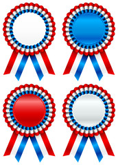 Sticker - 4 Different Award Badges USA