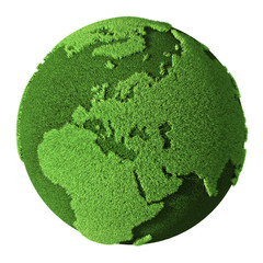 grass globe - europe