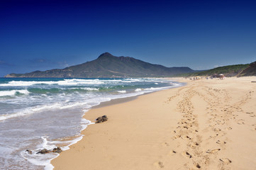 Wall Mural - Sardegna, Buggerru, spiaggia di San Nicolao, vista di Portixeddu