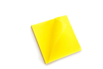 Aufkleber - Pack of yellow adhesive note