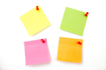 Aufkleber - Four pined adhesive notes