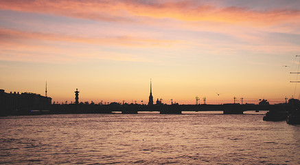 Wall Mural - White nights of St. Petersburg, Russia.