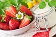 Erdbeeren und Joghurt