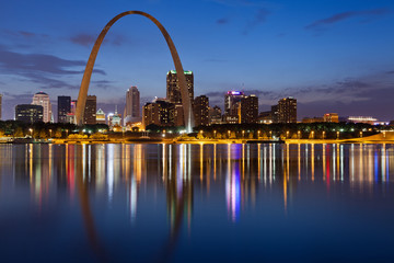 Wall Mural - City of St. Louis skyline.