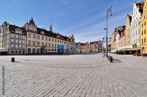 Plakat Wrocław   rynek-wroclaw-polska