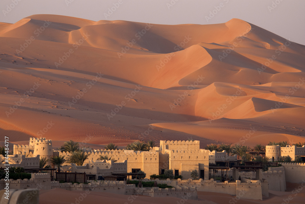 Abu Dhabi's desert dunes - obrazy, fototapety, plakaty 