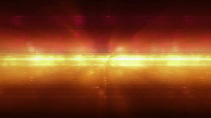 Poster - futuristic light video animation with glowing stripes