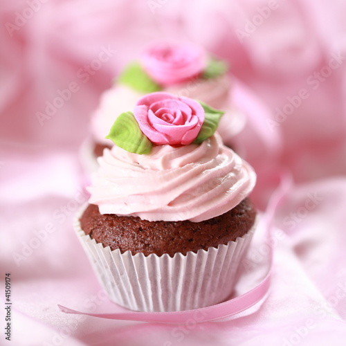 Obraz w ramie Cupcakes für Verliebte