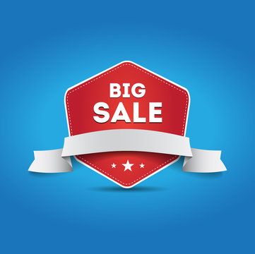 Big sale label