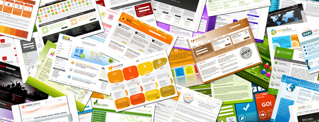 webdesign, homepage, webpage, stapel, design, panorama, web, 2d