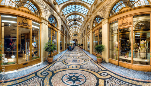 Naklejka na szybę Galerie Vivienne, Paris