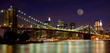 Brooklyn Bridge & The moon
