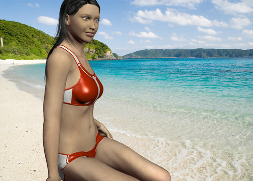 RAGAZZA IN VACANZA 3D