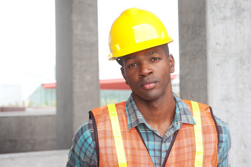 african american construction worker