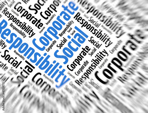 Naklejka na szafę Corporate Social Responsibility