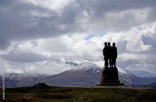 Fotografía Commando Memorial, Spean Bridge, Highlands of Scotland