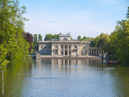 Obraz w ramie Lazenki palace, Warsaw, Poland