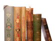 stack antique books