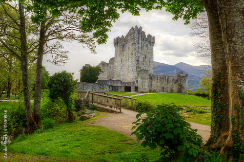 Obraz w ramie Ross Castle near Killarney, Co. Kerry Ireland