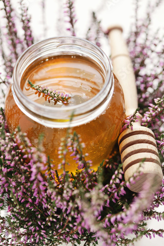 Nowoczesny obraz na płótnie herbal honey