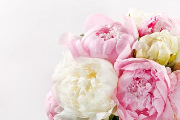 Rich bunch of peonies