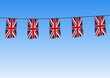 Union Jack flags flying